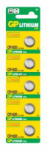 GP Batteries 3V CR Lithium gombelem CR1620 (5db/blister) (GPCR1620-7C5) (GPCR1620-7C5)