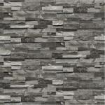 MÉDIA Öntapadó és mosható falfestmény Fekete kőfal, 400 x 250 cm (FOTOTAP8398)