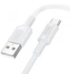 BOROFONE Cablu Date si Incarcare USB-A - USB-C Borofone BX111 Feliz, 20W, 1m, Alb - evomag