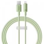 Baseus Cablu Date si Incarcare USB-A - Lightning Baseus Habitat P10360200631-01, 18W, 2m, Verde