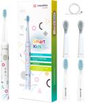 Meriden Elektromos szonikus fogkefe gyerekeknek, Meriden, Smart Kids, 36 000 pulzáció, 3 program, 4 puha fej, fehér