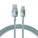 Baseus Cablu Date si Incarcare USB-A - USB-C Baseus Discolor E0420801, 100W, 1m, Verde
