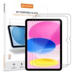 Techsuit Folie de protectie Ecran Techsuit ArmorGlass CrystalHD pentru Apple iPad (2025) / (2022), Sticla Securizata, Full Glue, Set 2 bucati - evomag