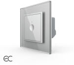 LIVOLO Intrerupator Simplu cu Touch LIVOLO cu Rama din Sticla - Protocol ZigBee EC Gri (VL-FC1Z2-2I-15)