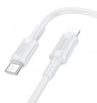 BOROFONE Cablu Date si Incarcare USB-C - Lightning Borofone BX111 Feliz, 27W, 1m, Alb - evomag