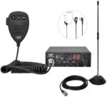 PNI CB PNI ESCORT rádióállomás csomag HP 8001L ASQ 4W 12V, 40 csatorna + CB PNI Extra 40 antenna mellékelt mágnessel, hossza 45 cm, 30W