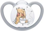 Nuk Suzetă din silicon NUK Perfect Match Air - 6-18 luni, Winnie the Pooh, gri (10176355)