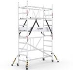 CAGSAN gurulóállvány Protube FN180 - Munkamagasság: 3, 8m (ProTUBE FN180) - pepita