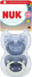 Nuk Suzete din silicon NUK First Choice - Day & Night, 6-18 luni, pentru băiat, mov, 2 buc (10176383)