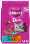 Whiskas 2x1, 9kg Whiskas 1+ Duo Surf & Turf tonhal & csirke száraz macskatáp