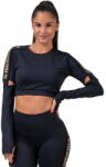 Nebbia Női crop top Nebbia Honey Bunny 821 fekete M