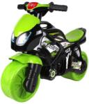 FunnyWheels Világítós motoros futóbicikli, zöld/fekete 00880075 (TED0079)