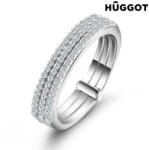 Hűggot Inel din Argint Sterling 925 cu Zirconii Three Hűggot