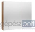 MOFÉM Mofém Evo Fali tükrösszekrény Roble Honey 80x72x19 cm F46728E28HW (F46728E28HW)