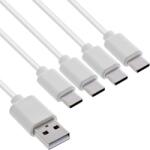 InLine Cablu de alimentare USB-A la 4 x USB type C T-T 1m Alb, InLine IL35141W (IL35141W)