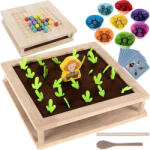 Kruzzel Farm kétoldalas fából készült puzzle 2in1 játék 22755 (5900779947726)