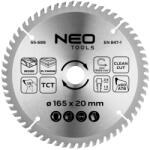 NEO TOOLS Körfűrészlap merülőfűrészhez keményfém fogakkal, 165x20mm, 60 fog (55-689) - szerszamparadicsom