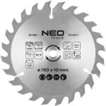 NEO TOOLS Körfűrészlap keményfém fogakkal, 150x10mm, 1.6mm, Z24, 58G008-hoz, ENERGY+ (55-666) - szerszamparadicsom
