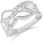 ÉkszerM Fehérarany Gyűrű (méret: 58) AU 96852