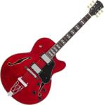 Sire H7F See Through Red hollowbody gitár