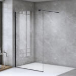 Welland Vista walk-in zuhanyfal 110 x 195 cm - fekete profil