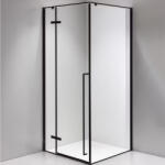 Welland Luxury-Line Como zuhanykabin - 90 x 90 cm - fekete profil