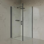 Welland Luxury-Line Enzo zuhanykabin - 90 x 90 cm - fekete profil