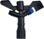  Atlas műanyag 1" belső menettel, 2 fúvókás kör szántóföldi szórófej (D: 28-34m 3-as fúv=~40l/perc) (TO-PP3402I65)