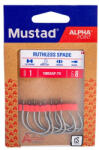 Mustad Ruthless Spade Titan Steel 1/0 6db/csomag (e-m4067100)