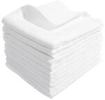  Fehér textilpelenka 80x80 cm - 10 db pamut tetra