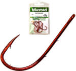 Mustad Red Baitholder Hook 4/0 6db/csomag (e-m4186400)