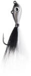 Mustad Big Eye Bucktail 3, 5g Black/silver Black Silver (e-m81970bs)