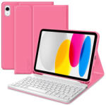 Tech-Protect iPad 10.9" (2022) / 11" (2025) Tok - Tech-Protect SC Ceruzatartóval és Angol Billentyűzettel - Pink (5906302335251)