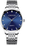 CHENXI Férfi Vízálló Quartz Karóra Kék számlappal Díszdobozban - Ezüst (TM12-MAN)