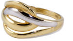 Ékszershop Bicolor arany íves gyűrű (1335206)