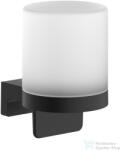 Hansgrohe ADDSTORIS fali szappanadagoló matt üveg tartállyal, matt fekete 41765670 (41765670)