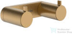 Hansgrohe ADDSTORIS S dupla törölközőtartó, szálcsiszolt bronz 41785140 (41785140)
