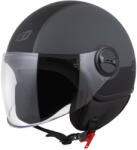 Zed C35 2025 Nyitott Bukósisak (Matt Szürke - Fekete)