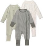 Tchibo - 3 kisgyerekpizsama - kisgyerek - méret 50/56 - fehér/mintás