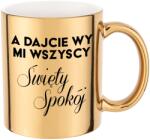 Funandstyle Arany metál bögre Adj Nekem Szent Nyugalmat Ajándék Karácsonyra Munkahelyre