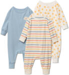 Tchibo - 3 kisgyerekpizsama - kisgyerek - méret 98/104 - kék/mintás