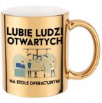 Funandstyle Bögre Arany Metál Csillogó Szeretem A Nyitott Embereket Vicces Sláger