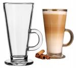 Galicja Latte Kávés Pohár Füllel, 260ML, Vastag Üvegből, Átlátszó (23943)