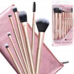  Sminkes Ecsetek Szett 7 Db-os Prémium Szintetikus Szálas Tok (B0BJJX16Z6)