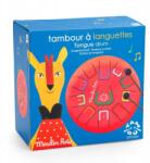 Moulin Roty nagy nyelvdob pálcikákkal hangszer (661107)