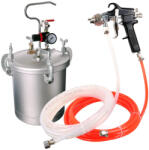 Technic Oldószerálló 10 literes festőegység, festőpisztoly 1, 8 mm-es fúvókával, nyomásszabályzóval PT-8H-2U(SR)