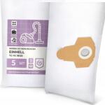  5x Porzsák Einhell Tc-vc 1812S Porszívóhoz Flizelin Textil Porzsák G9 (VE020102021-V01(X5) TC-VC 1812S)