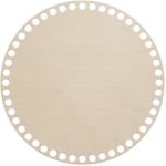 Fabryka Sznurka Kosár Alap 20 cm alj Kosár alja Rétegelt lemezből készült Ökológiai (bad-ok-20)