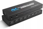 PAWONIK Hdmi Switch 2.0 7x1 Switch 4K/60Hz Hdr 8: 8: 8 (JL-4K0701)