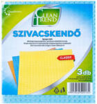 Clean Trend Törlőkendő szivacsos Clean Trend (3db/csomag) (2224-009134)